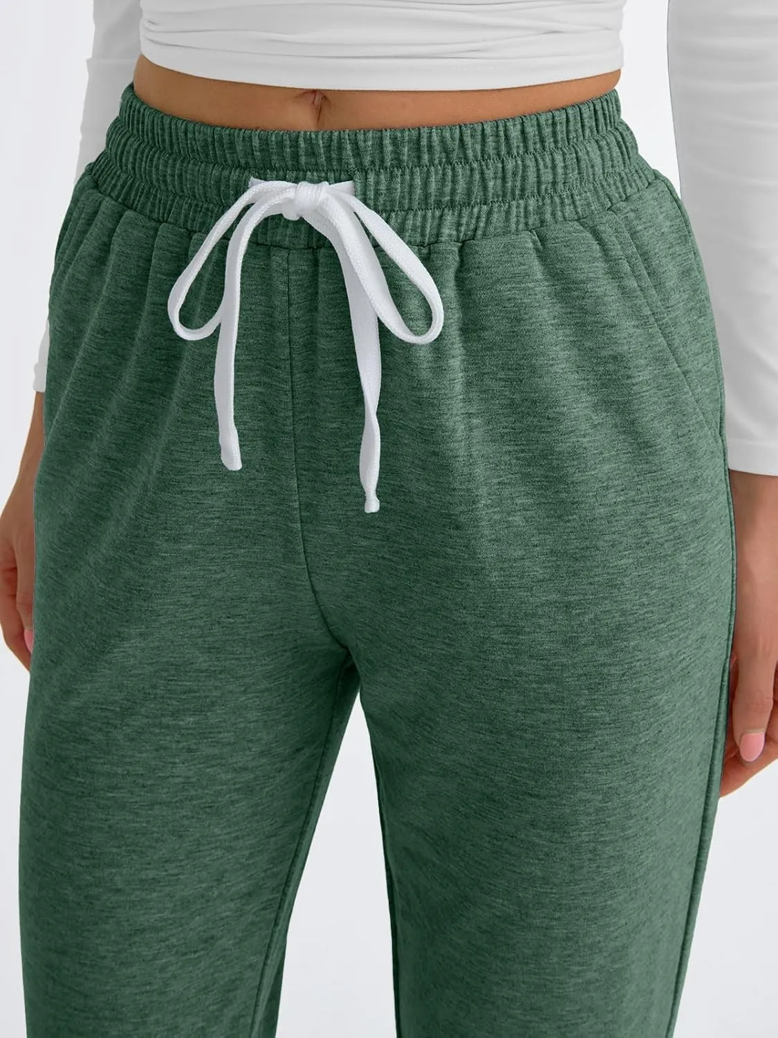 2025 Sweatpants Women Baggy Cinch Bottom Athletic Pants Straight Leg Joggers with Pocket Lounge Pajamas Soft Trousers