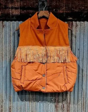 2Flyco - Cattleman's Fringe Vest In Hereford