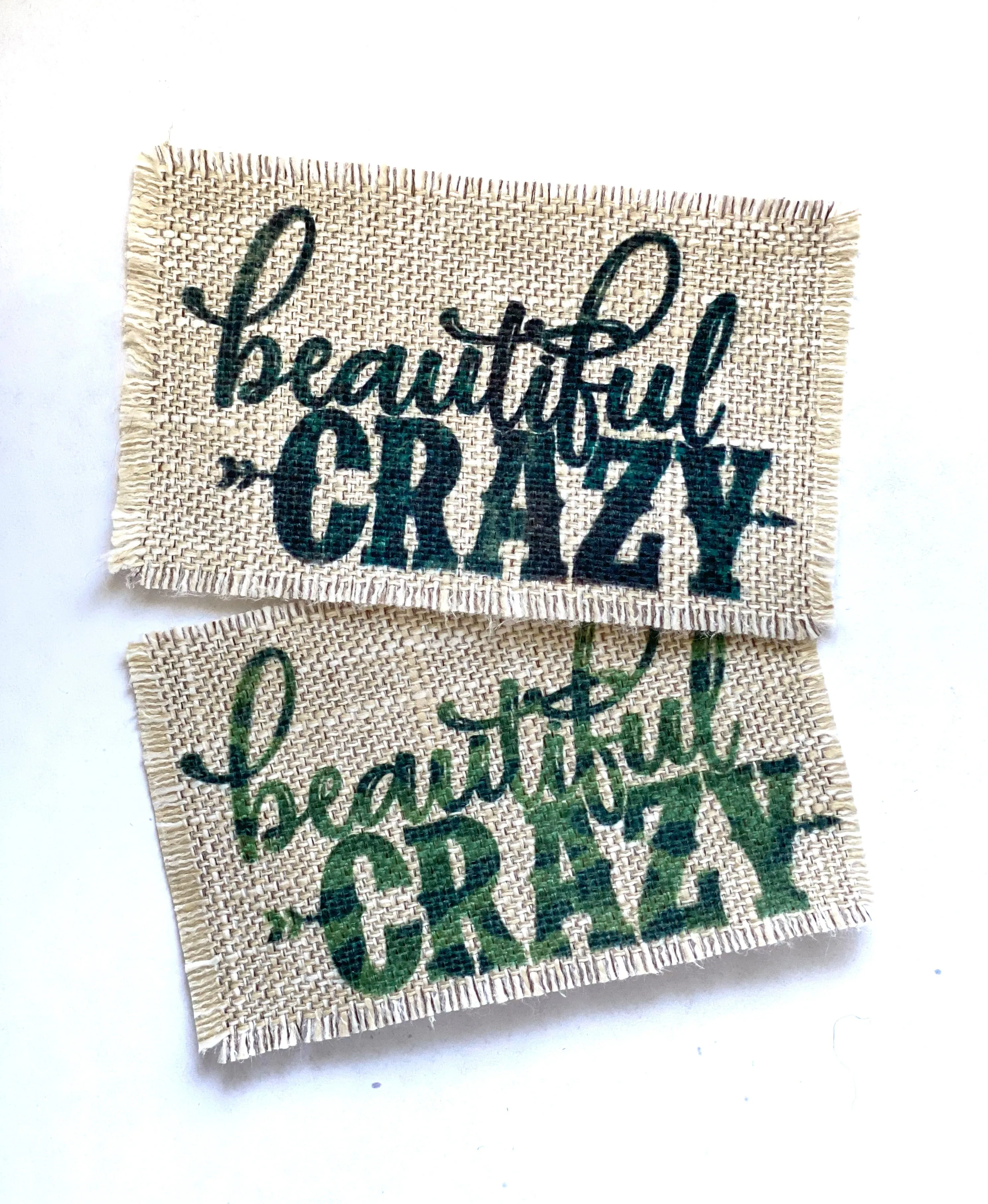 Assorted Hat Patches, Burlap Linen Look Sublimation Patch, Glue, Sew or Iron On Hat Patch, Raggedy Hat Patch, Camo Hat Patch