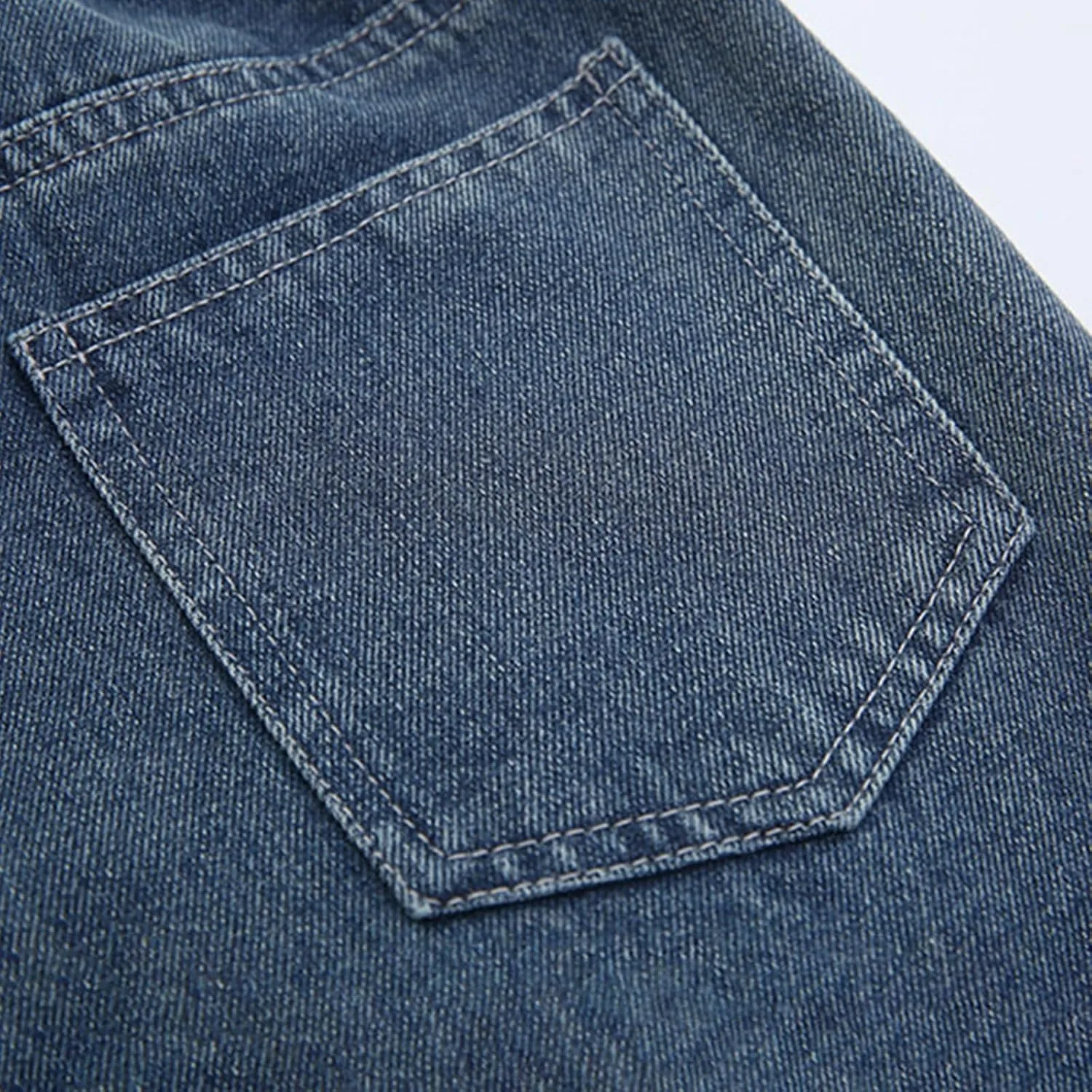Baggy Jeans for Teen Girls Straight Leg Boyfriend Jeans Y2K Streetwear Elastic Waist Wide Leg Jeans Kids Denim Pants