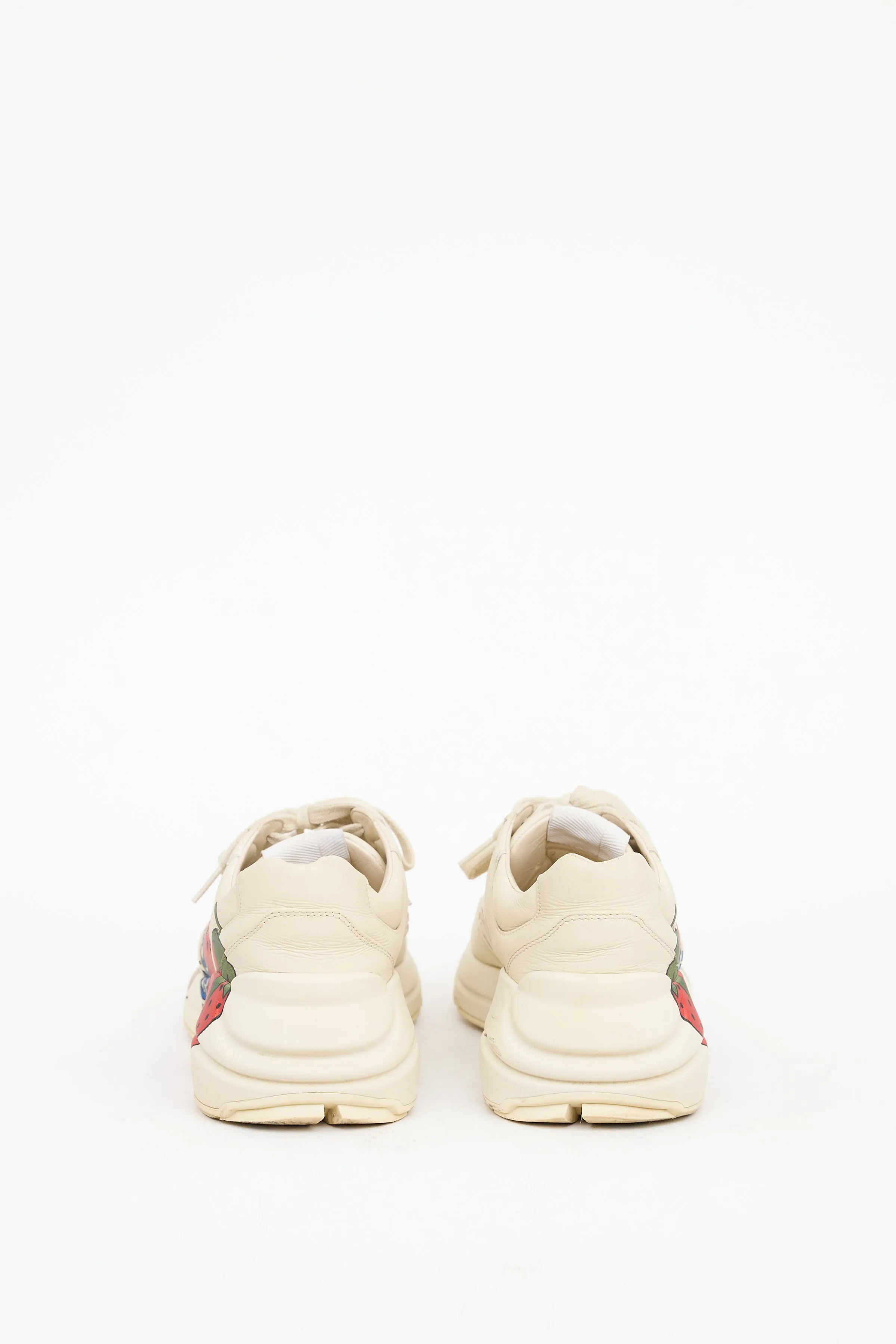 Beige & Multicolour Rhyton Strawberry Sneaker
