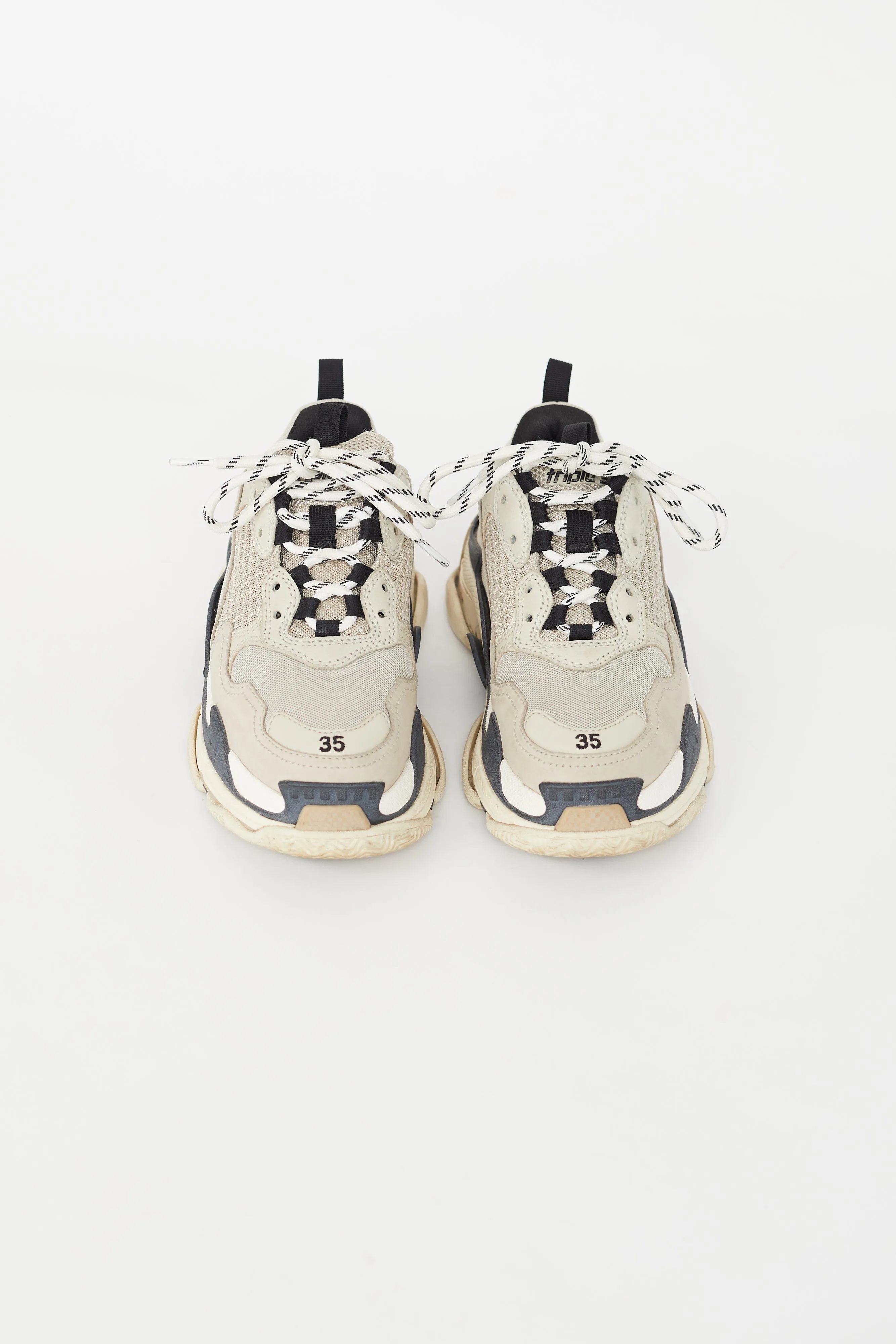 Beige Tripe S Sneaker