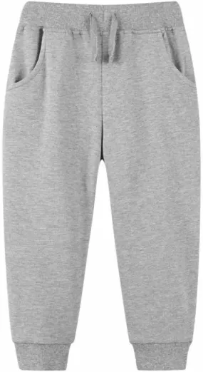Boys Girls Kids Pants Trousers Sweatpants Long Pants Pockets Jogger Soft Athletic Casual Outdoor