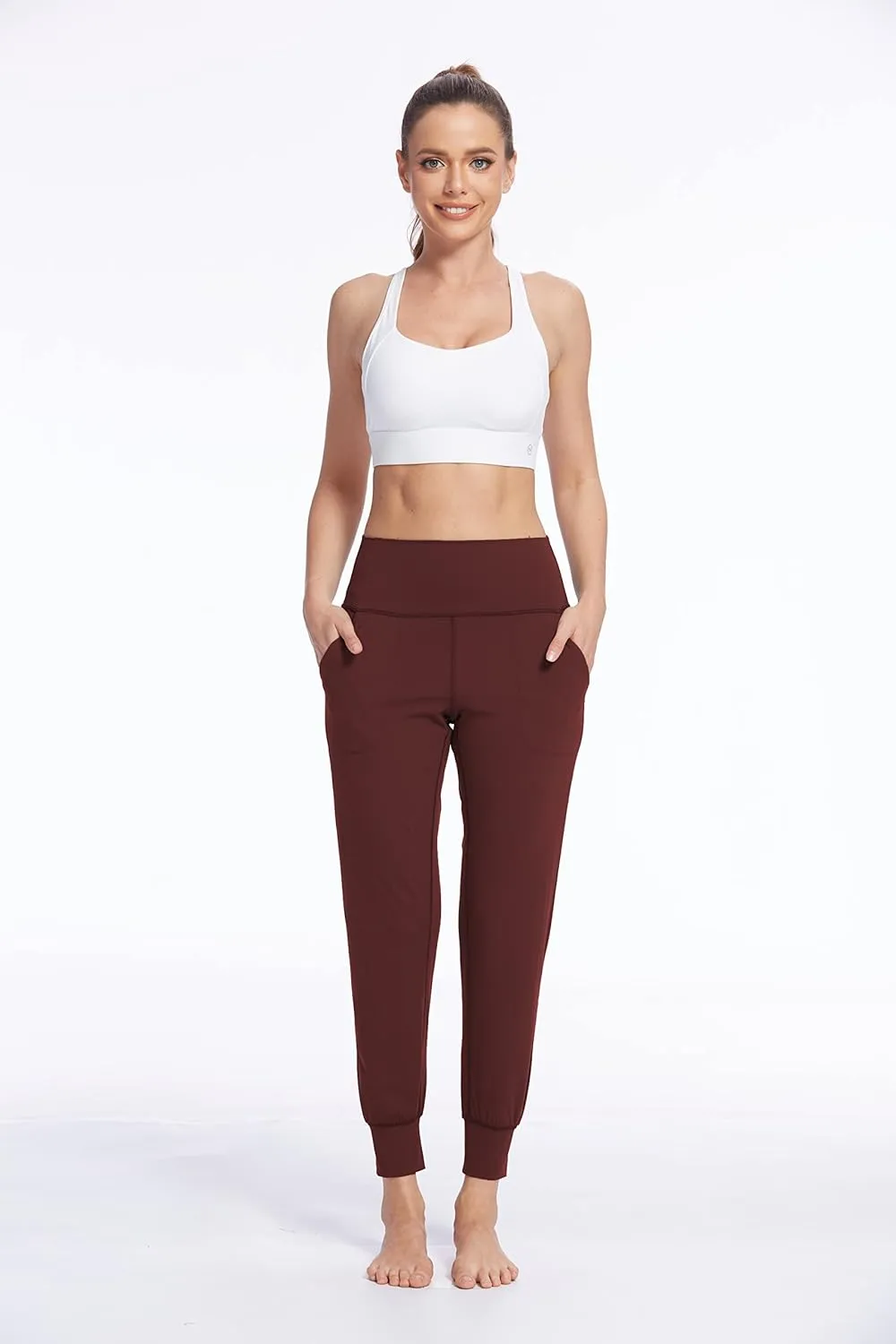 Buttery Soft Joggers/Active Sweatpants with Pockets, Womens High Waist Workout Yoga Pants
