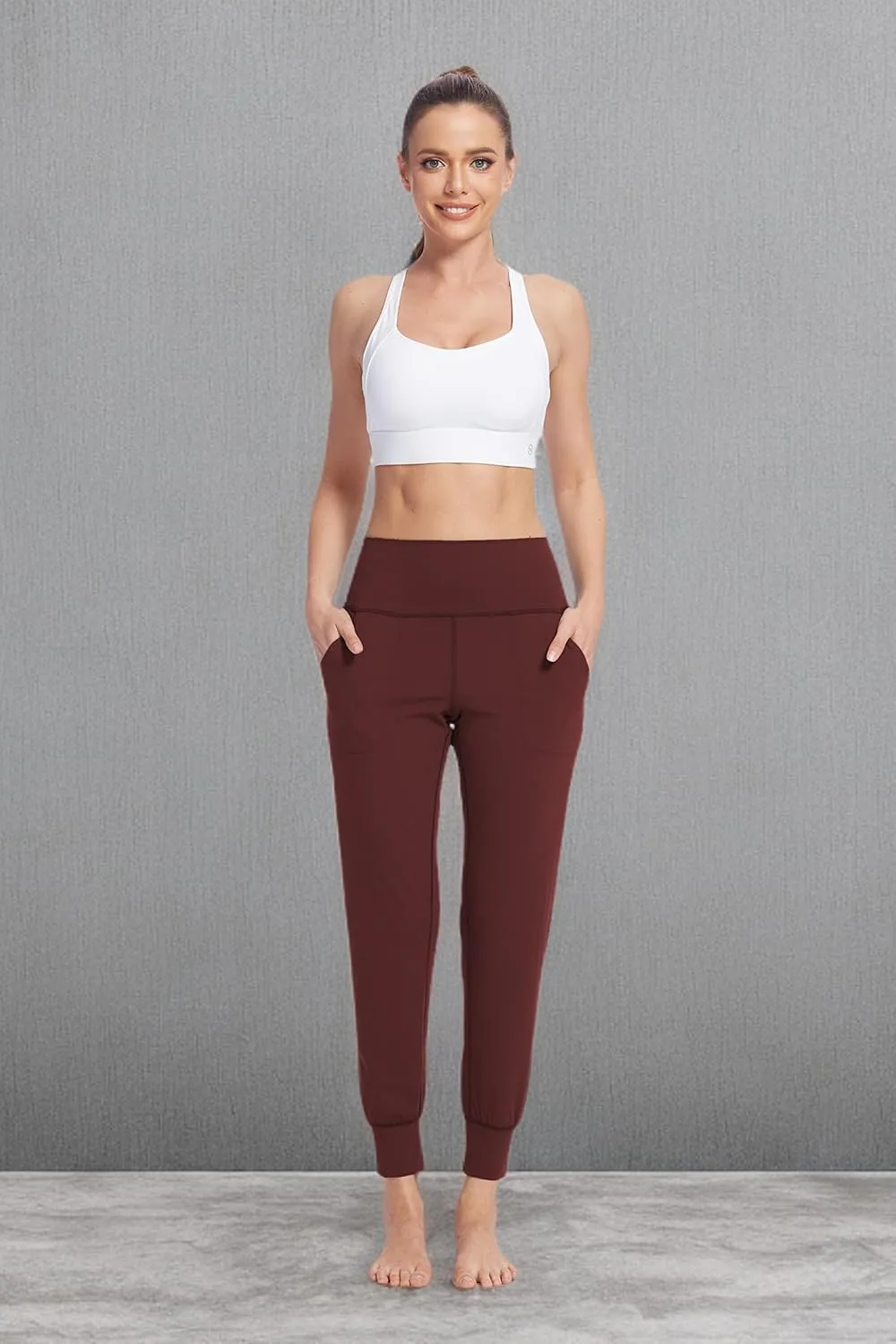 Buttery Soft Joggers/Active Sweatpants with Pockets, Womens High Waist Workout Yoga Pants