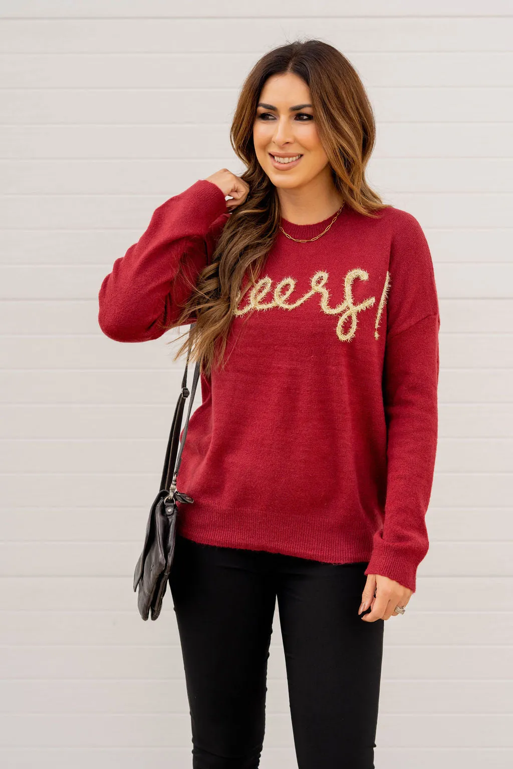 Cheers Tinsel Sweater