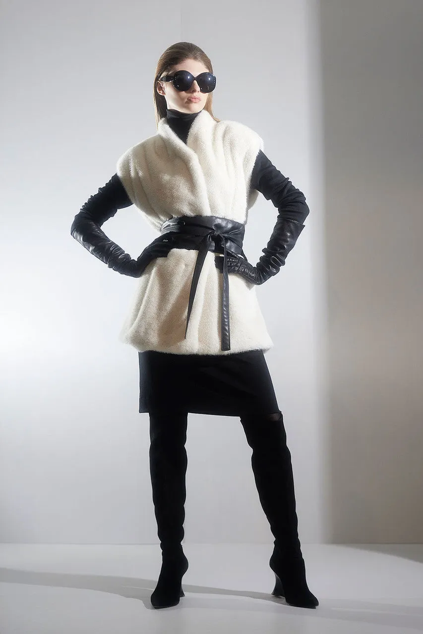 Faux Mink Vest