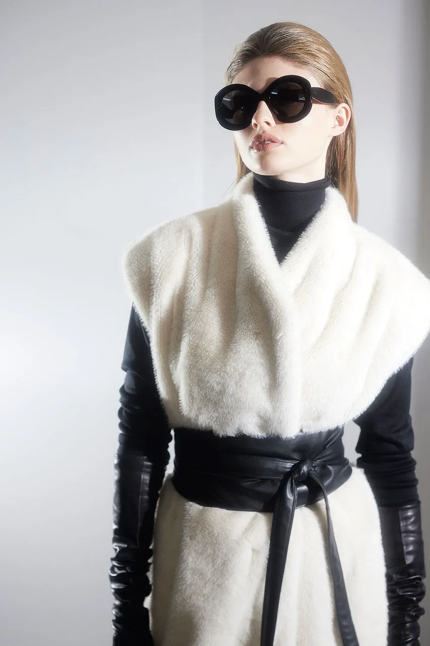 Faux Mink Vest