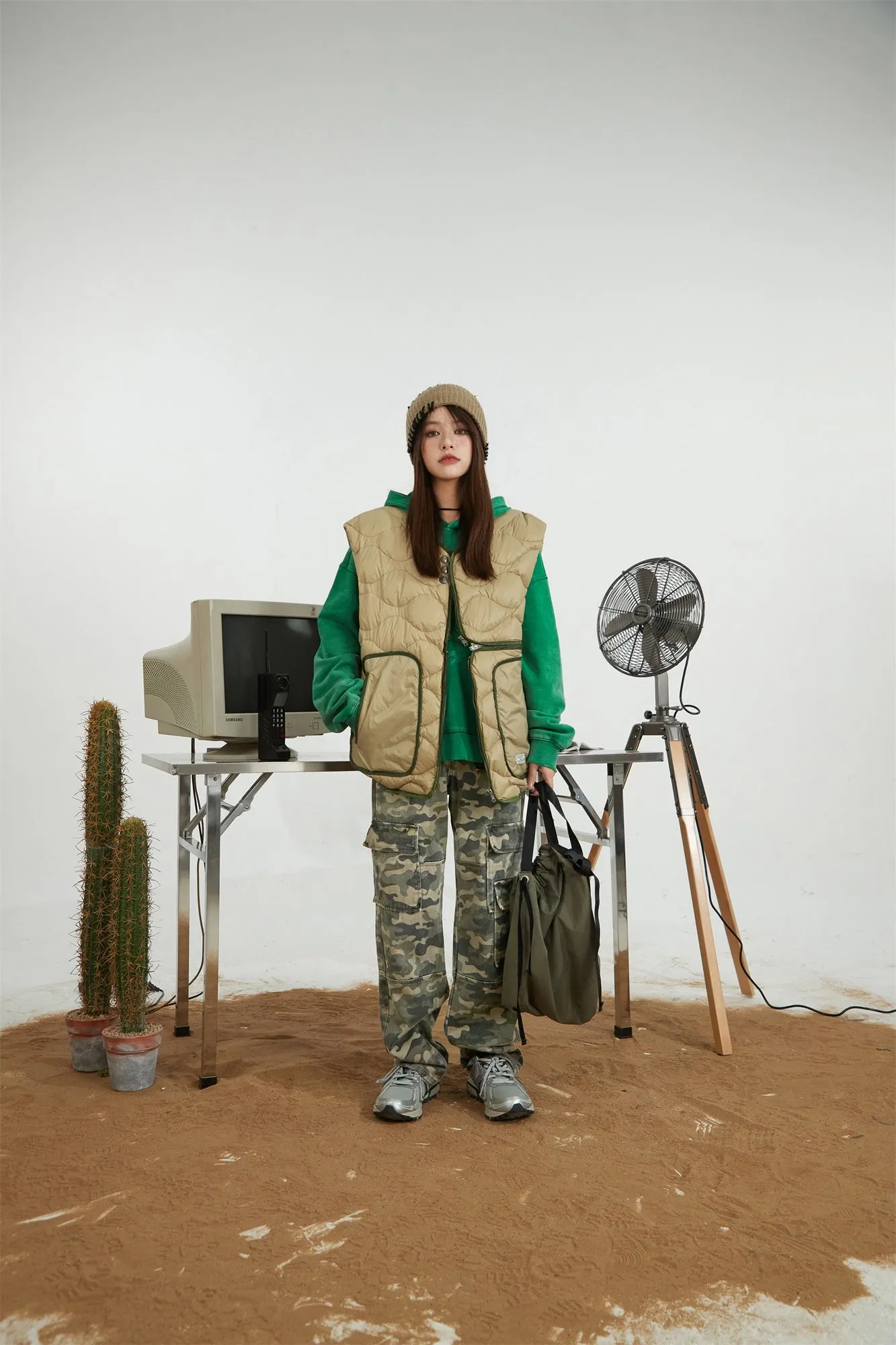 Noe Printed Loose Fit Hoodie
