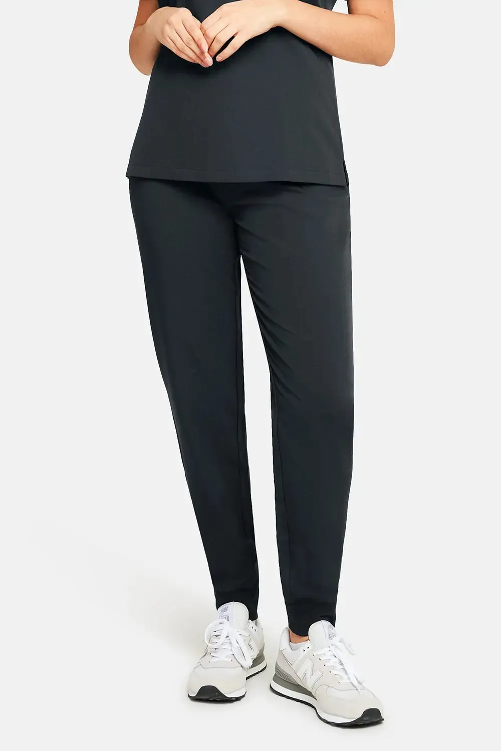 Simki Women's Neo Jogger Scrub Trouser - Soft Black