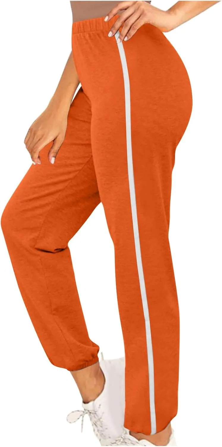 Sweatpants for Women, Cinch Bottom Sweatpants, Yoga Joggers Pants Soft Leggings for Cycling Lounge Workout Running