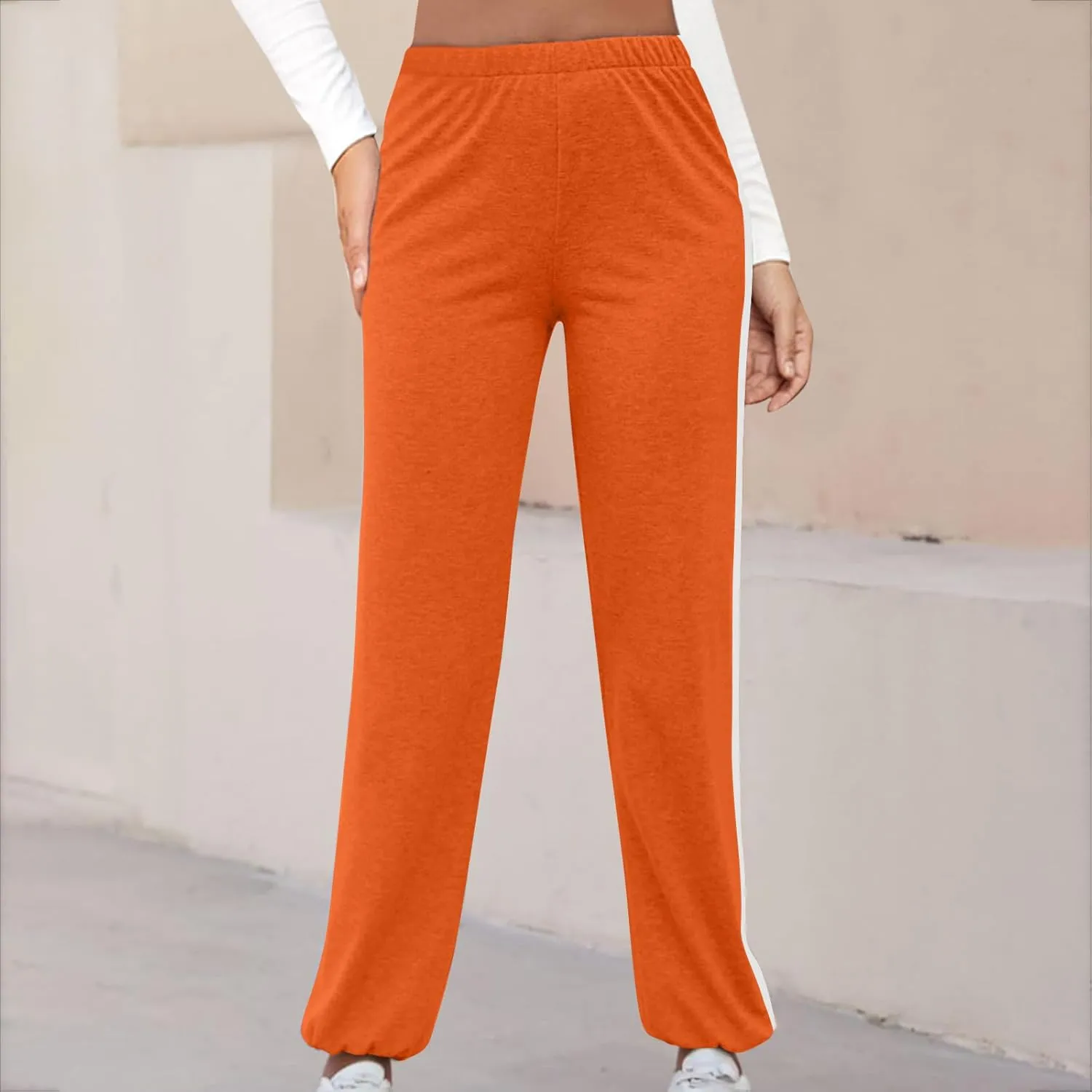 Sweatpants for Women, Cinch Bottom Sweatpants, Yoga Joggers Pants Soft Leggings for Cycling Lounge Workout Running