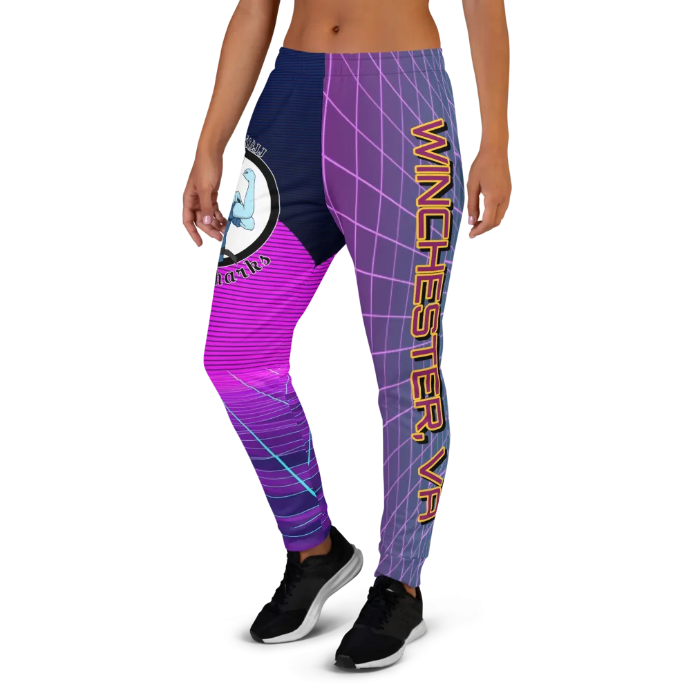 Women's Lady Sharks Synthwave Joggers