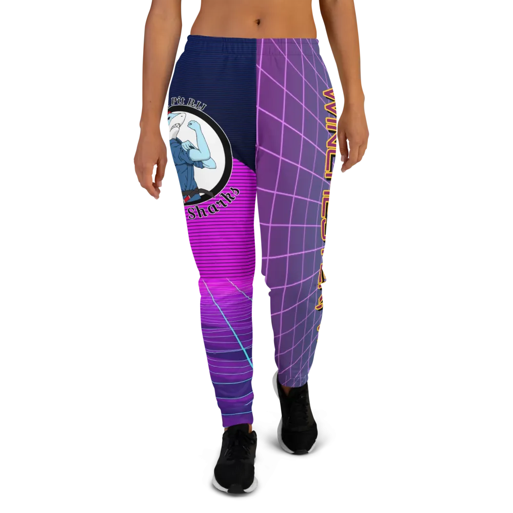 Women's Lady Sharks Synthwave Joggers